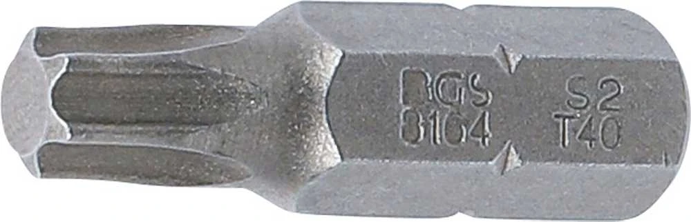 Grąžtas BGS Atsuktuvo antgalis - T40 antgalis, Torx, - 5/16" tvirtinimas - 30 mm ilgis