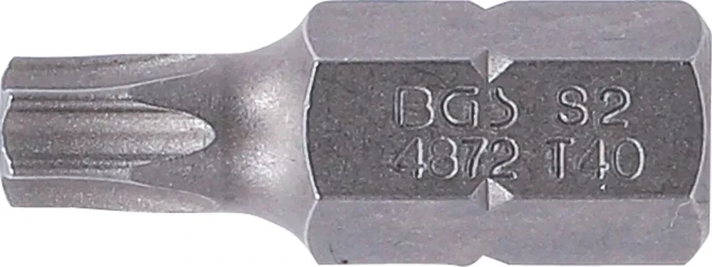 Grąžtas BGS Atsuktuvo antgalis - T40 antgalis ,Torx, - 3/8" tvirtinimas - 30 mm ilgis