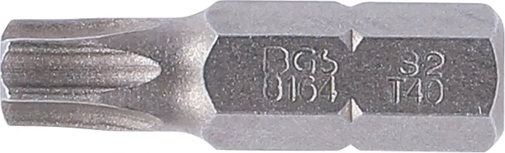 Grąžtas BGS Atsuktuvo antgalis - T40 antgalis, Torx, - 5/16" tvirtinimas - 30 mm ilgis