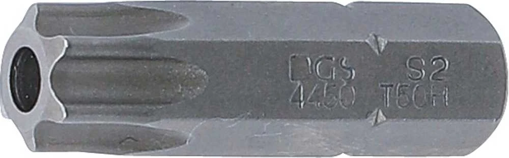 Grąžtas Bgs Technic Antgalis | 8 mm (5/16") storio | T-star su skyle (Torx) T50 (4450)