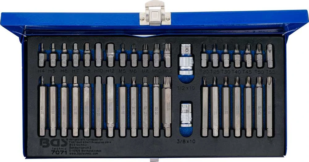 Grąžtas Bgs Technic Kombinuotas HEX, T-Star ir XZN bitų rinkinys 40 vnt. (7071)