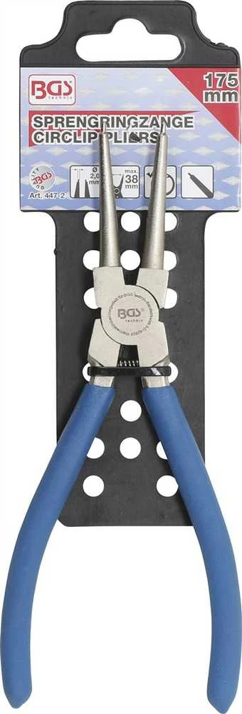 Bgs Technic Replės žiedams | tiesios | spaudžiamos | 175 mm (447-2)