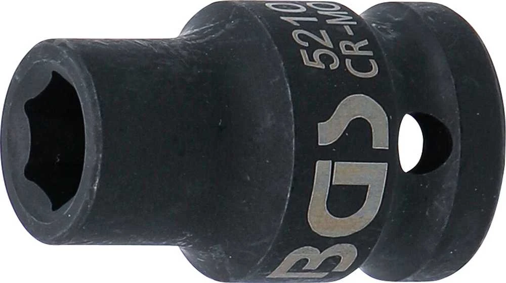 Bgs Technic Galvutė smūginė šešiakampė | 12,5 mm (1/2") | 10 mm (5210)