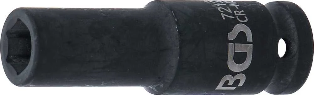 Bgs Technic Galvutė smūginė šešiakampė ilga | 12,5 mm (1/2") | 12 mm (7212)