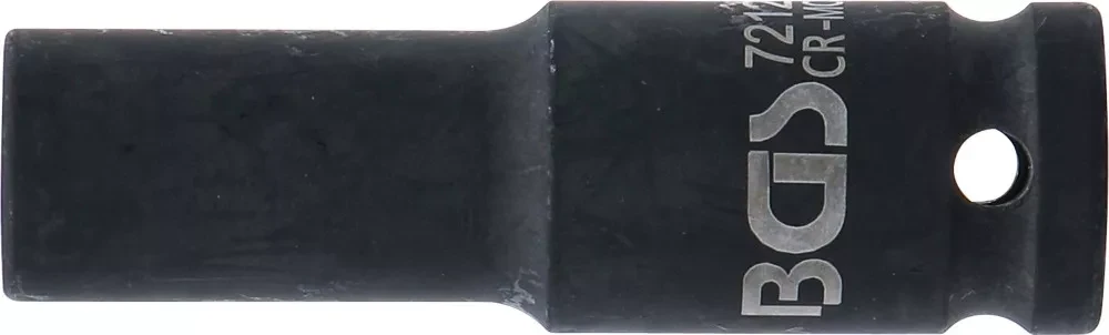 Bgs Technic Galvutė smūginė šešiakampė ilga | 12,5 mm (1/2") | 12 mm (7212)