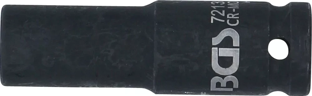 Bgs Technic Galvutė smūginė šešiakampė ilga | 12,5 mm (1/2") | 13 mm (7213)