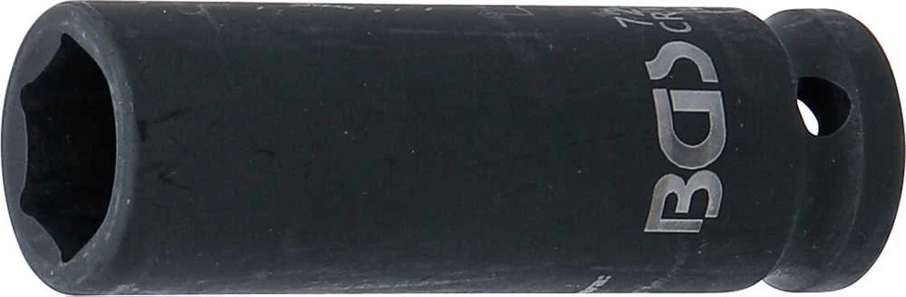 Bgs Technic Galvutė smūginė šešiakampė ilga | 12,5 mm (1/2") | 17 mm (7217)