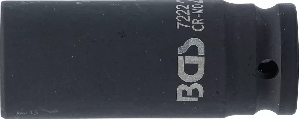 Bgs Technic Galvutė smūginė šešiakampė ilga | 12,5 mm (1/2") | 22 mm (7222)
