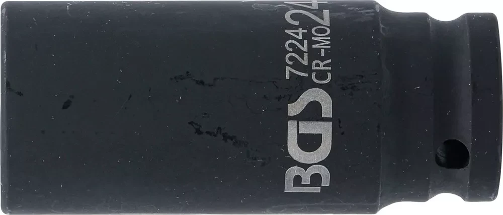 Bgs Technic Galvutė smūginė šešiakampė ilga | 12,5 mm (1/2") | 24 mm (7224)