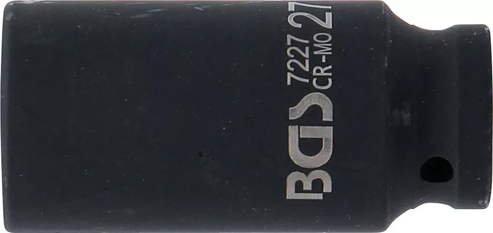 Bgs Technic Galvutė smūginė šešiakampė ilga | 12,5 mm (1/2") | 27 mm (7227)