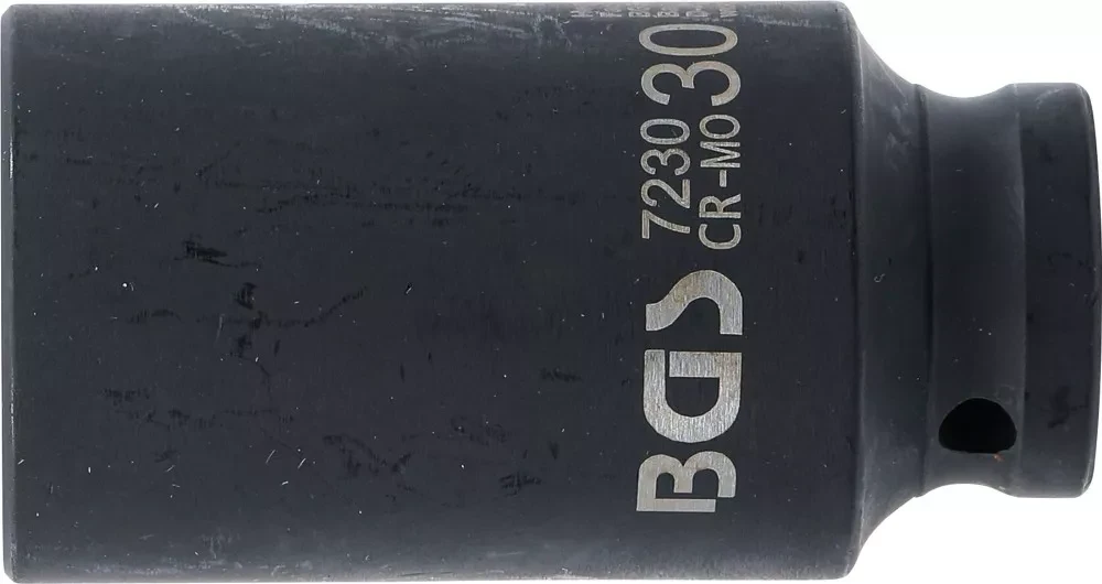 Bgs Technic Galvutė smūginė šešiakampė ilga | 12,5 mm (1/2") | 30 mm (7230)