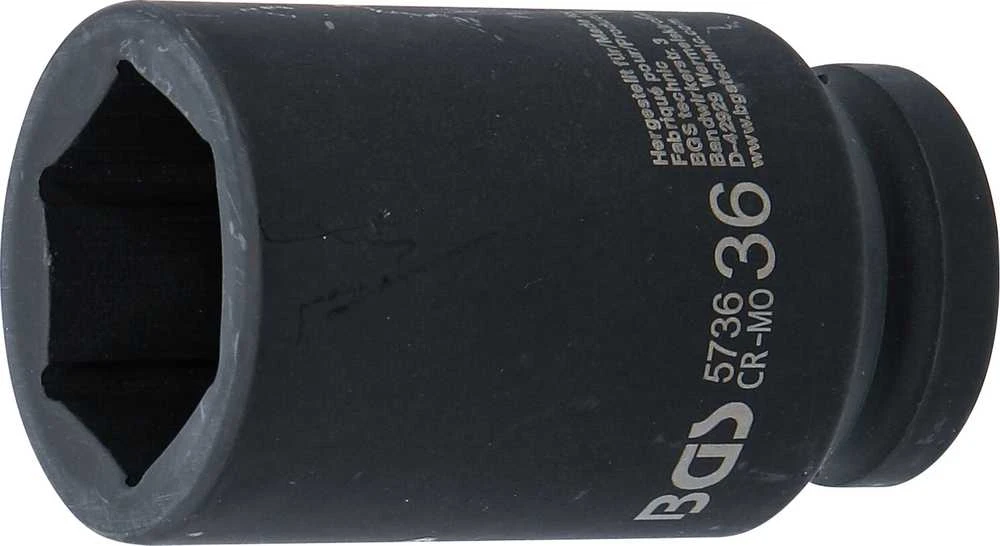Bgs Technic Smūginė galvutė ilga | 20 mm (3/4") | 36 mm (5736)
