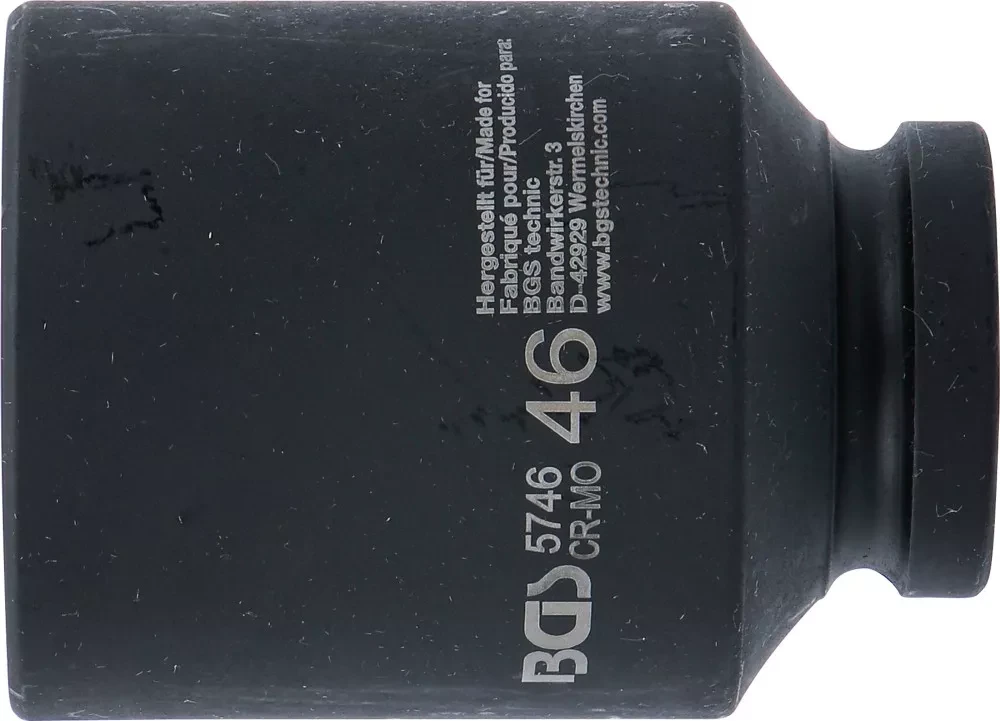 Bgs Technic Smūginė galvutė ilga | 20 mm (3/4") | 46 mm (5746)