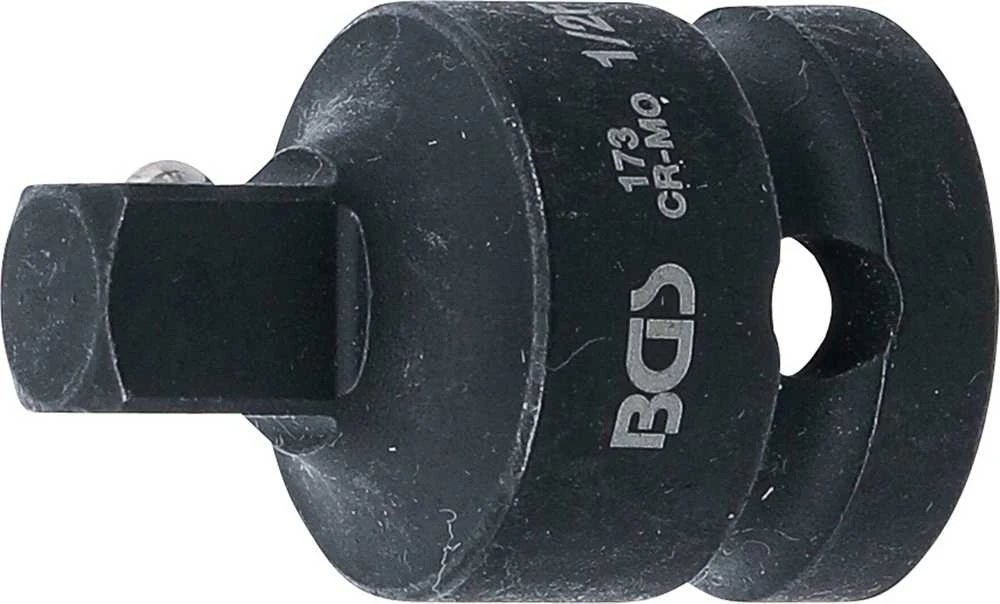 Grąžtas Bgs Technic Smūginis adapteris | 12,5 mm (1/2") vidinis kvadratas - 10 mm (3/8") išorinis kvadratas (173)