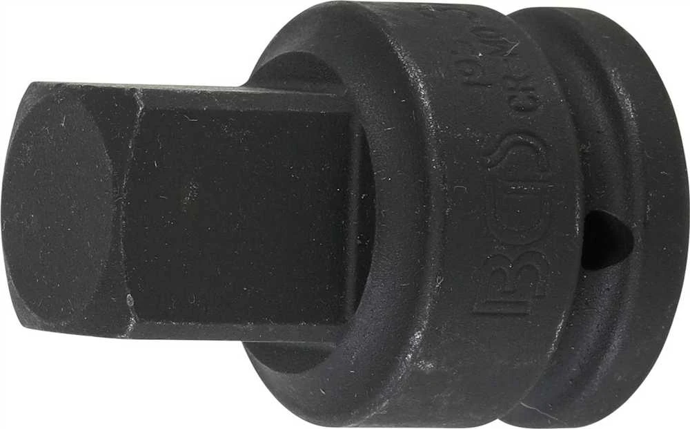 Grąžtas Bgs Technic Smūginis adapteris | vidinis kvadratas 20 mm (3/4") - išorinis kvadratas 25 mm (1") (195)