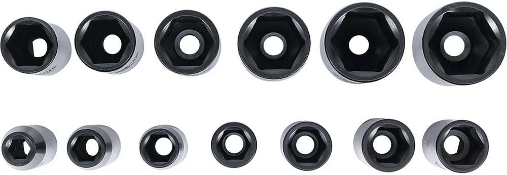 BGS Smūginių galvučių komplektas – 1/2 col. jungtis – 10–32 mm – 13 vnt.