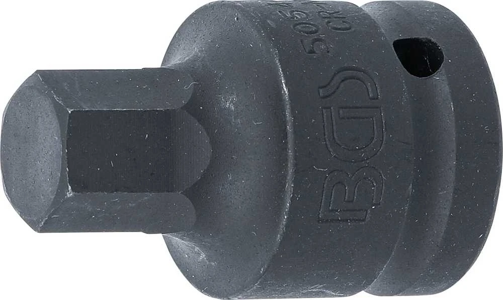 Grąžtas BGS Smūginis galvutės antgalis - 17 mm Antgalis - 3/4" Tvirtinimas - 55 mm Ilgis