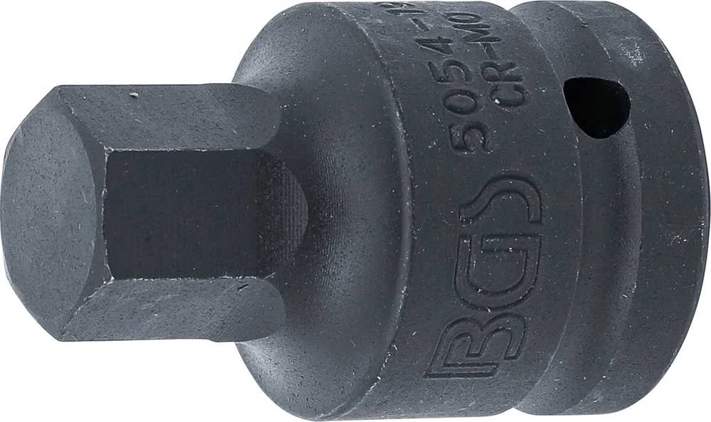Grąžtas BGS Smūginis lizdinis raktas – 19 mm Antgalis – 3/4 Tvirtinimas – 55 mm Ilgis