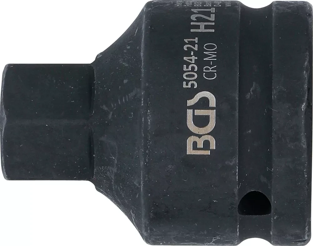 Grąžtas BGS Smūginis antgalis su lizdu - 21 mm Antgalis - 3/4 Tvirtinimas - 55 mm Ilgis
