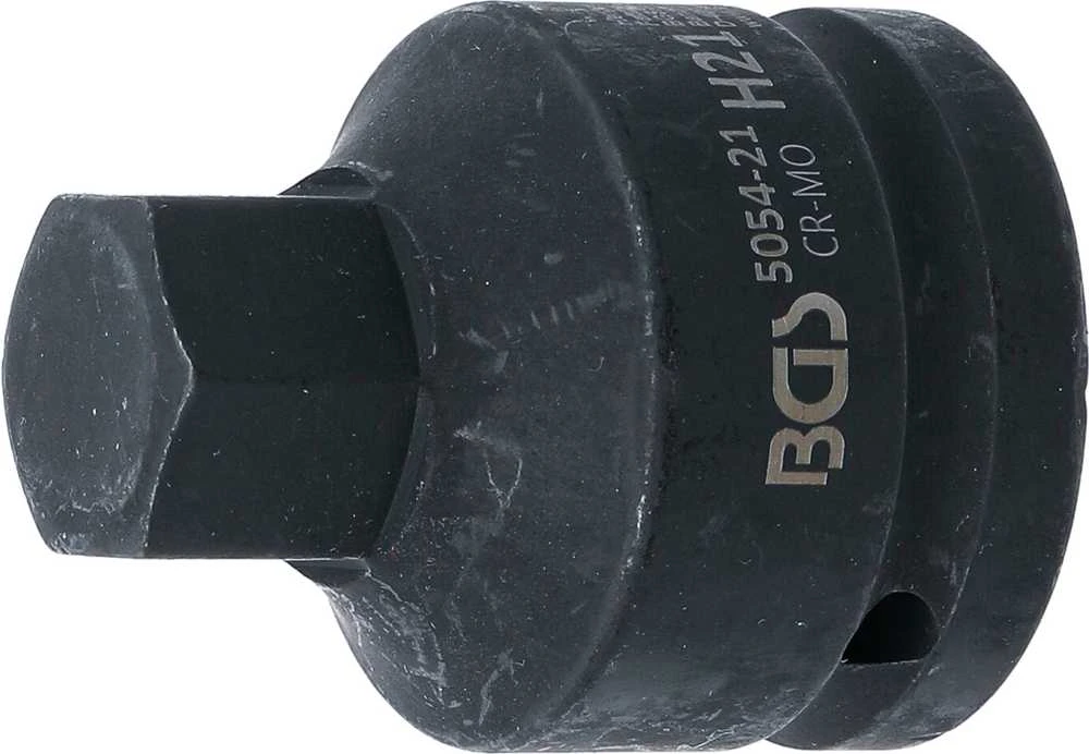 Grąžtas BGS Smūginis antgalis su lizdu - 21 mm Antgalis - 3/4 Tvirtinimas - 55 mm Ilgis
