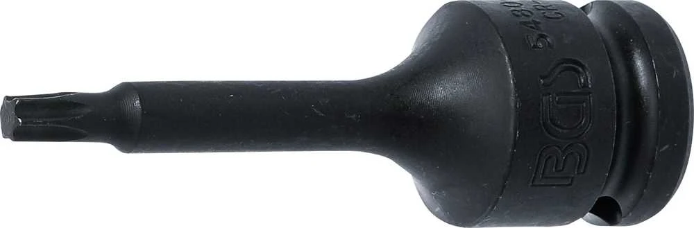 Grąžtas BGS Smūginis antgalis lizde - T30 antgalis, Torx, - 1/2" tvirtinimas - 75 mm ilgis
