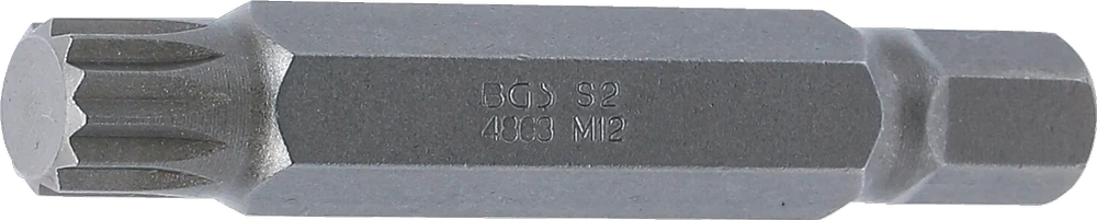 Grąžtas BGS Antgalis XZN M12, 75 mm, 10 mm (3/8") pavarai
