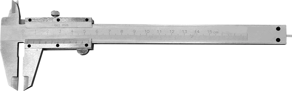 Mega Pjūvio gabarito plienas 150 mm kl. 0,02 mm