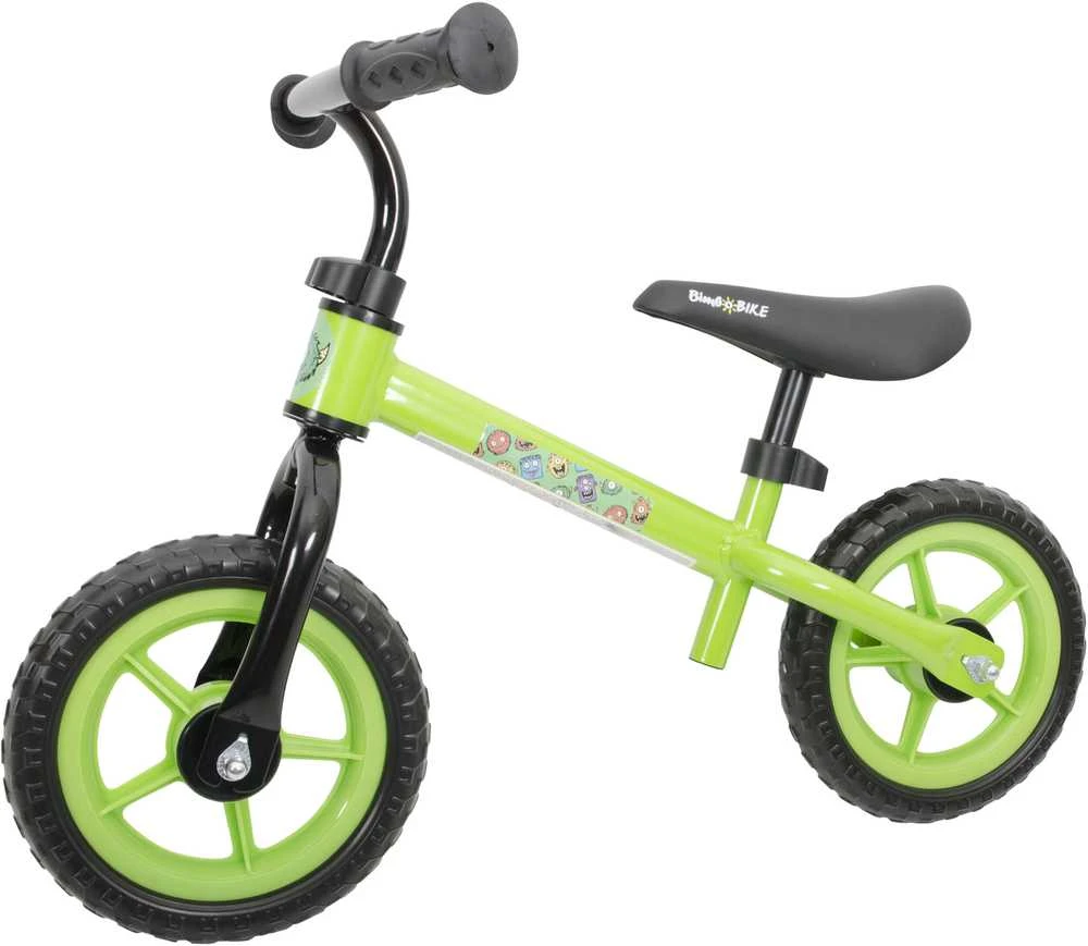 Bimbo_ Bike Balansinis dviratis Bottari Monsters 75811, žalias, 10”