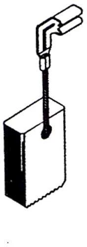 Haushalt Angliniai šepetėliai 30-00-318-A, 5 x 11 x 15,7 mm, 2 vnt