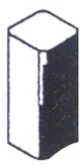 Haushalt Angliniai šepetėliai 30-19-023-H, 5 x 5 x 12 mm, 2 vnt