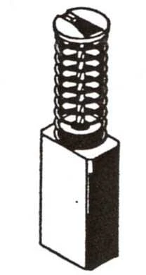 Haushalt Angliniai šepetėliai 30-06-004-H, 5 x 8 x 17 mm, 2 vnt