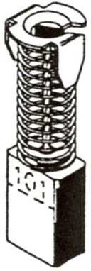Haushalt Angliniai šepetėliai 30-00-101-H, 6 x 10 x 16 mm, 2 vnt