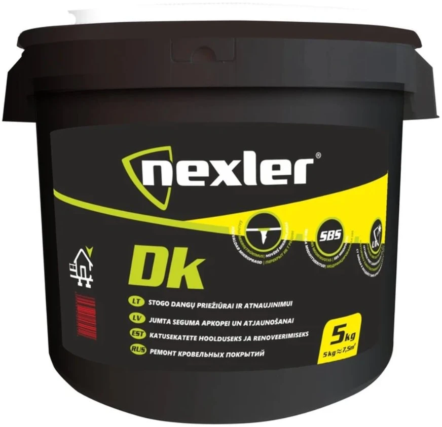 Bituminė mastika Nexler, 5kg, juoda sp.