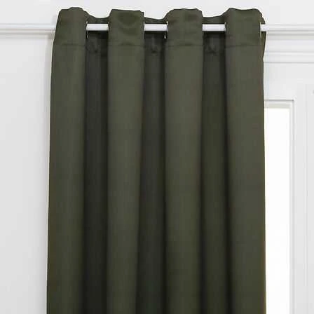 Blackout aizkari Atmosphera BLACKOUT 103859S, dabiski zaļš, 140 cm x 260 cm