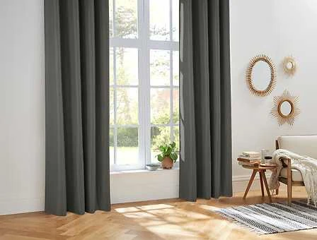 Blackout aizkari Atmosphera ISA THERMO 172412L, tumši pelēks, 140 cm x 260 cm