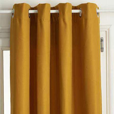 Blackout aizkari Atmosphera ISA THERMO 172412R, sinepju, 140 cm x 260 cm