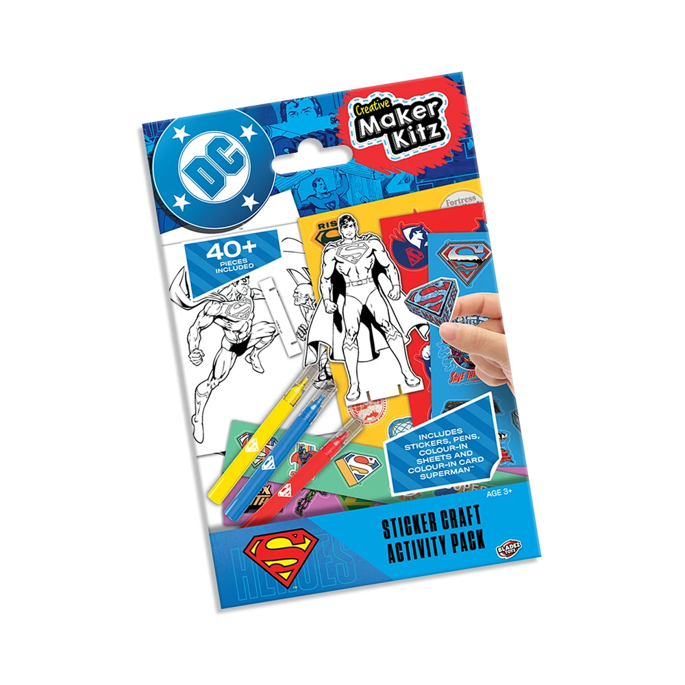 BLADEZ SUPERMAN Lipdukų veiklos rinkinys