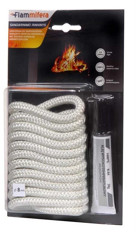 Flammifera Urban Outdoor Miesto lauko Ugniai atspari Juosta 8MM 2,5M + Klijai