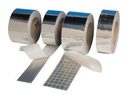 Blīvēšanas lente ar alumīnija foliju pārsegtiem izolācijas materiāliem Facot, 50 m x 75 mm