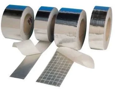 Blīvēšanas lente ar alumīnija foliju pārsegtiem izolācijas materiāliem Facot, 50 m x 75 mm