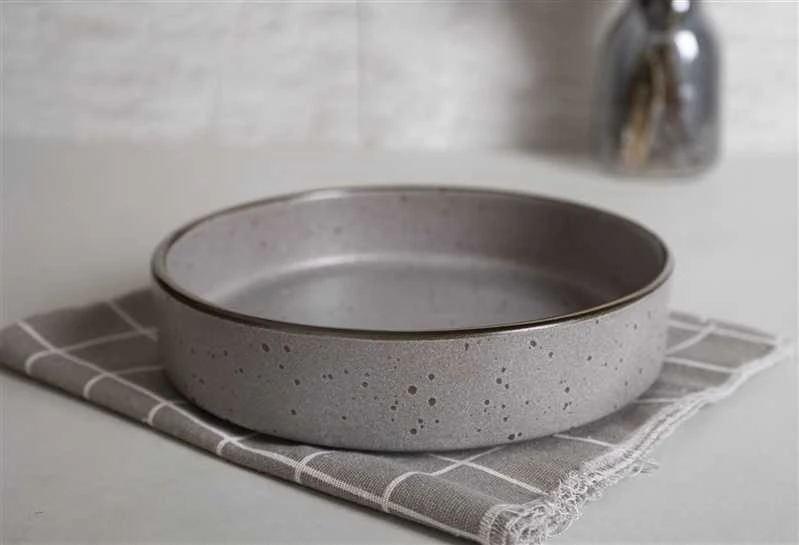 Domoletti SOUP PLATE DOMOLETTI BROWN DOTS 850ML