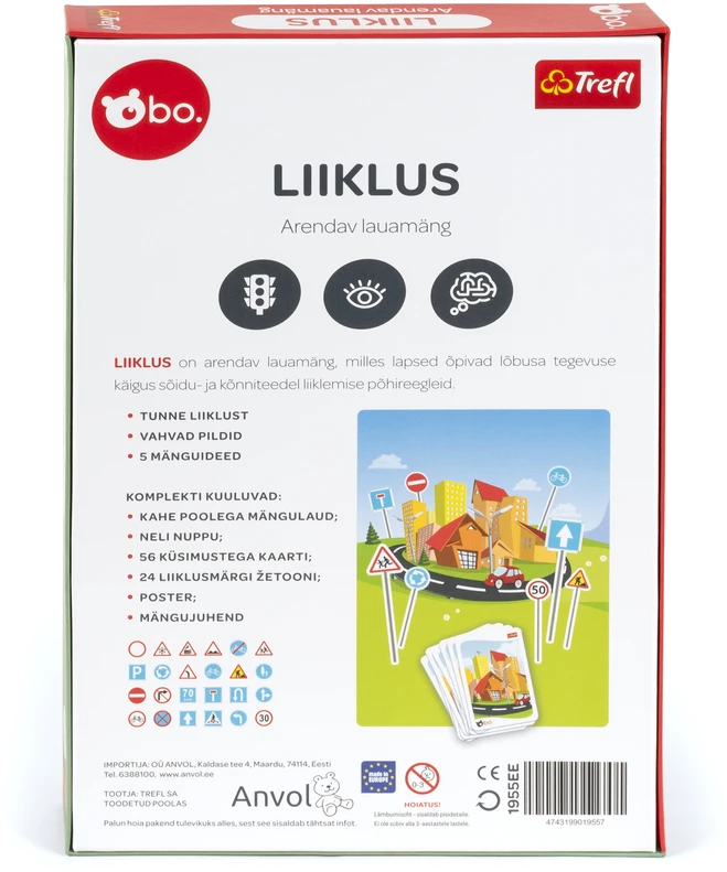 BO Mokomasis žaidimas „Kelių eismas“, EE