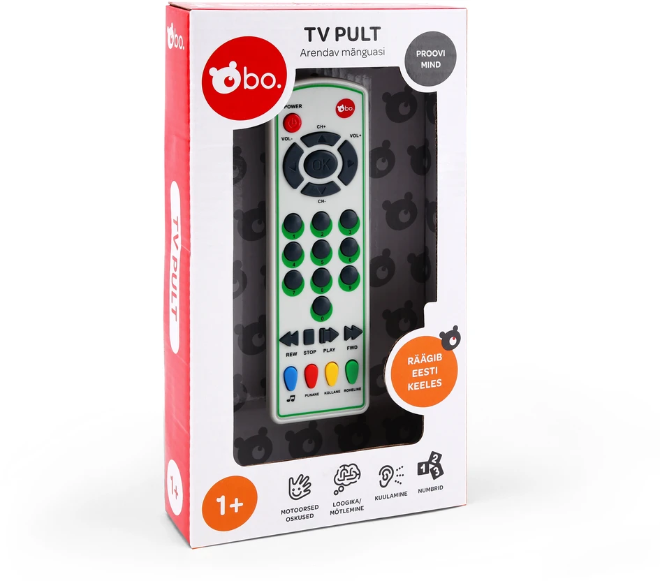 bo. Lavinamasis TV pultas, estų k.