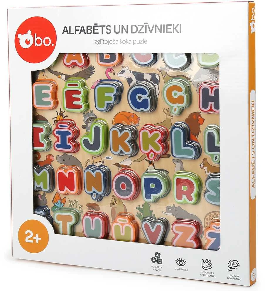 bo. lt. Mokomasis galvosūkis „Abėcėlė ir gyvūnai“, latvių kalba,