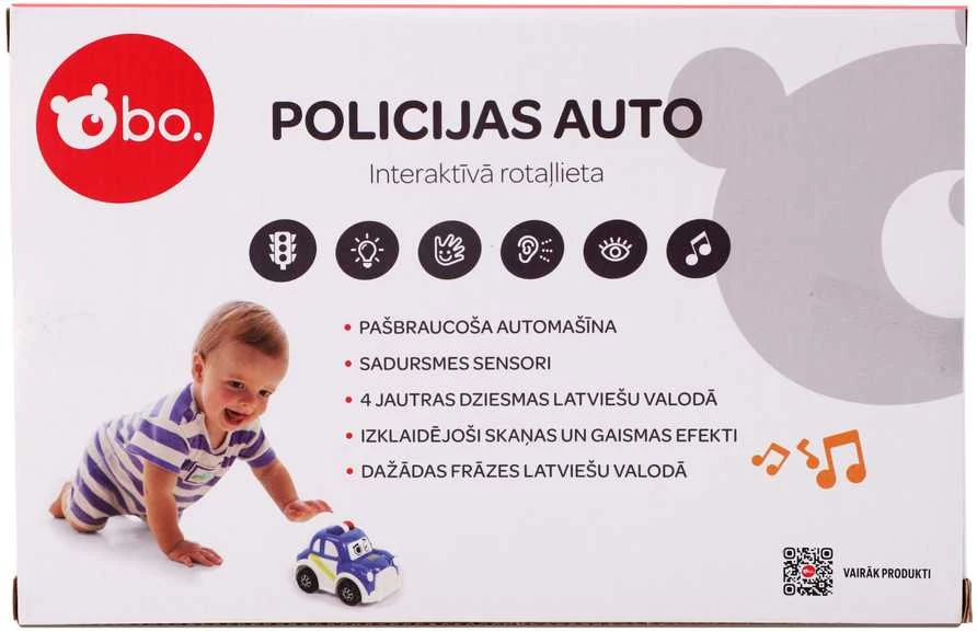 bo. Interaktyvus žaislas Policijos automobilis, latvių kalba