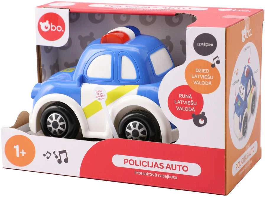 bo. Interaktyvus žaislas Policijos automobilis, latvių kalba
