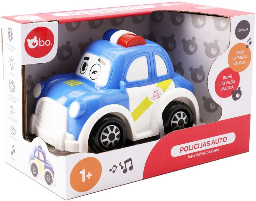 bo. Interaktyvus žaislas Policijos automobilis, latvių kalba