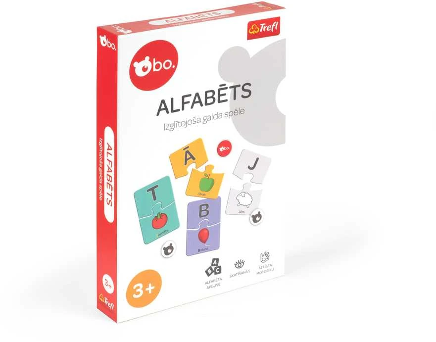 bo. Mokomasis žaidimas „Abėcėlė“ (Latvių kalba)