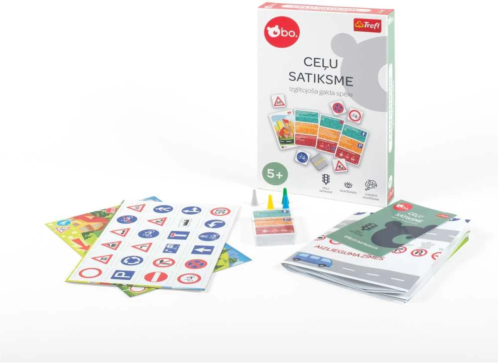 BO Izglītojoša galda spēlē "Ceļu satiksme" (Latviešu val.)