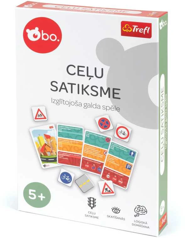 BO Izglītojoša galda spēlē "Ceļu satiksme" (Latviešu val.)